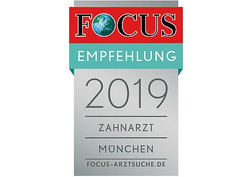 Listed on the German Focus-Magazine of best dentists in Munich