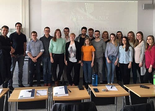 Student course at the University of Kiel with Dr. Harder and Dr. Mehl